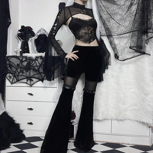 Punk Lace Streetwear Pants