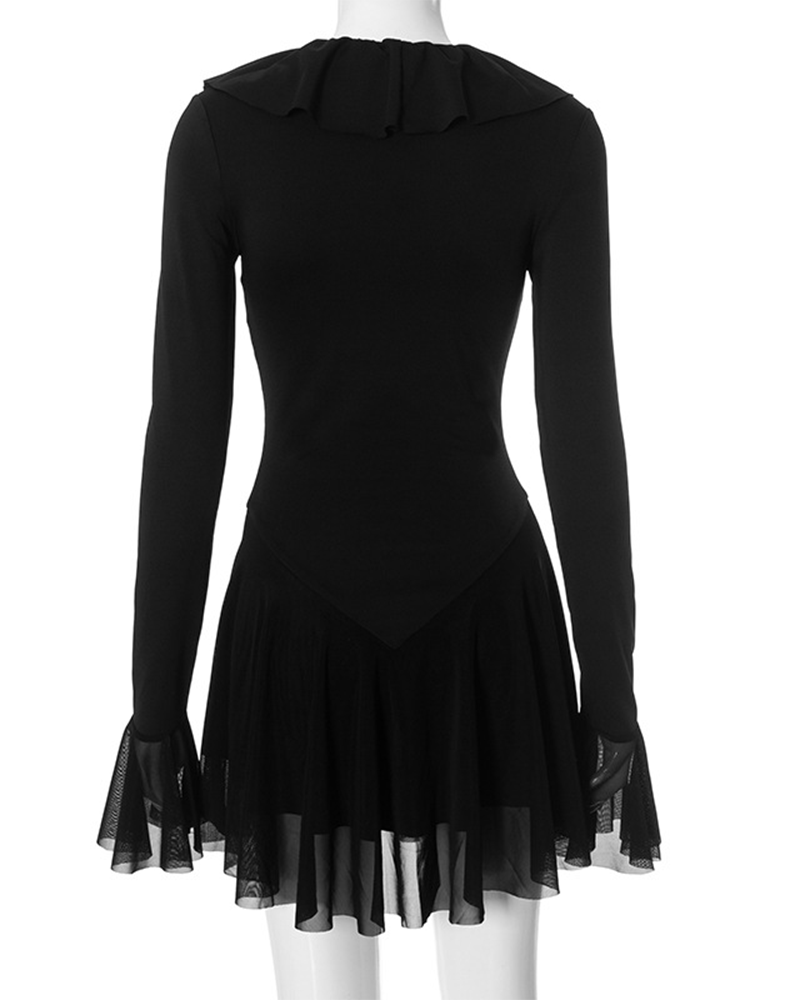 Ruffle Waist Dress