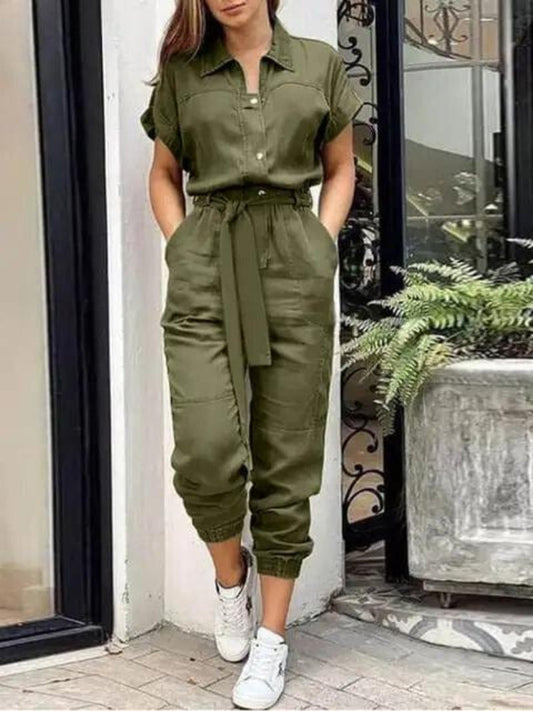 Virginia - Jumpsuit - Classic - Material - Great for Casual Days