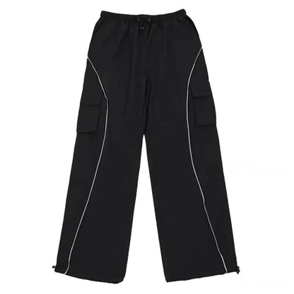 Women Cargo Streetwear Techwear Wide Leg Joggers Pants