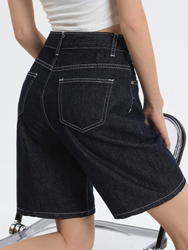 Vintage Denim Bermuda Shorts