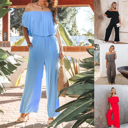 Elowen - Off-shoulder Jumpsuit - Elegant - Timeless Style - Everyday Wear