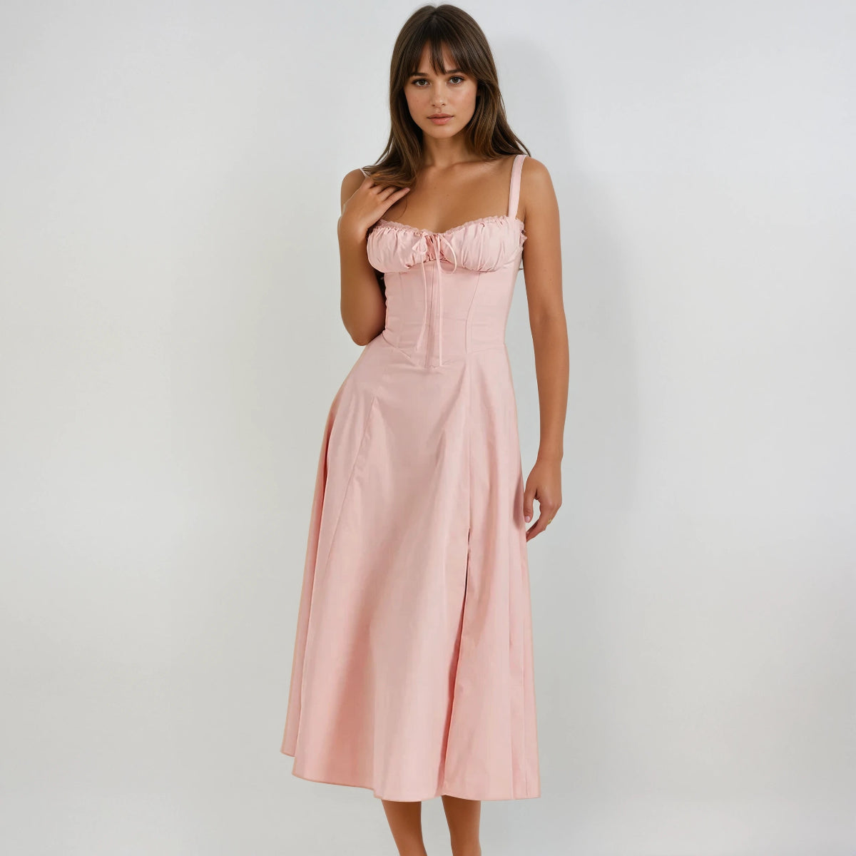 Amelia - Elegante vestido de cóctel con corsé para mujer