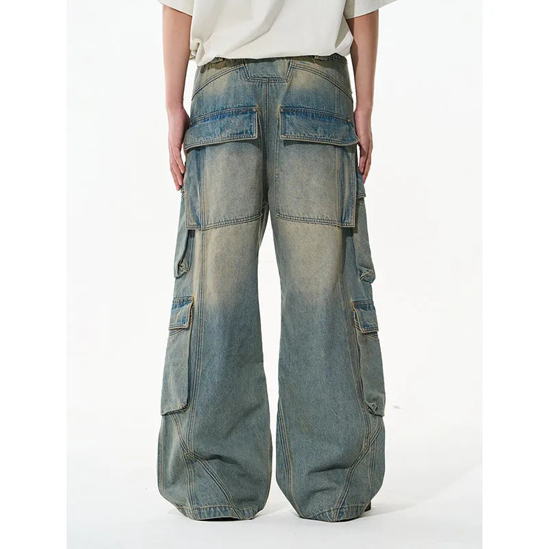 American Cargo Oversized Baggy Wide Leg Pants