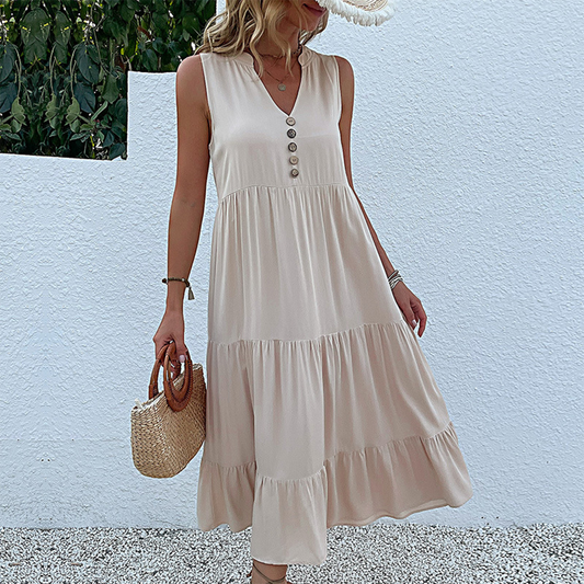 Alvina - Vestido informal de verano - Chic - Estilo atemporal - Ideal para el verano