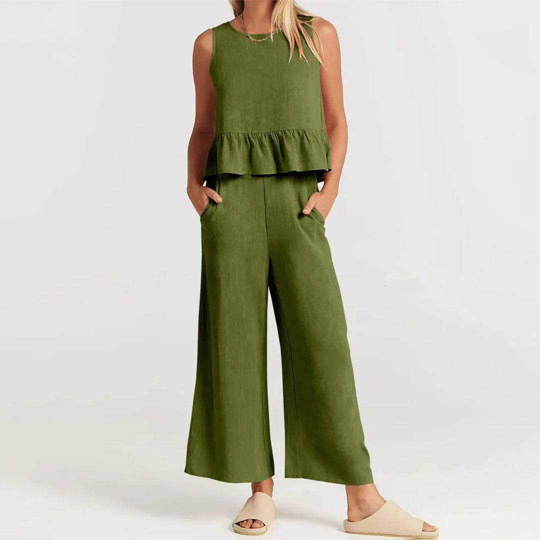 Gemma - Conjunto de mujer - Casual - Tejido - Ideal para días informales