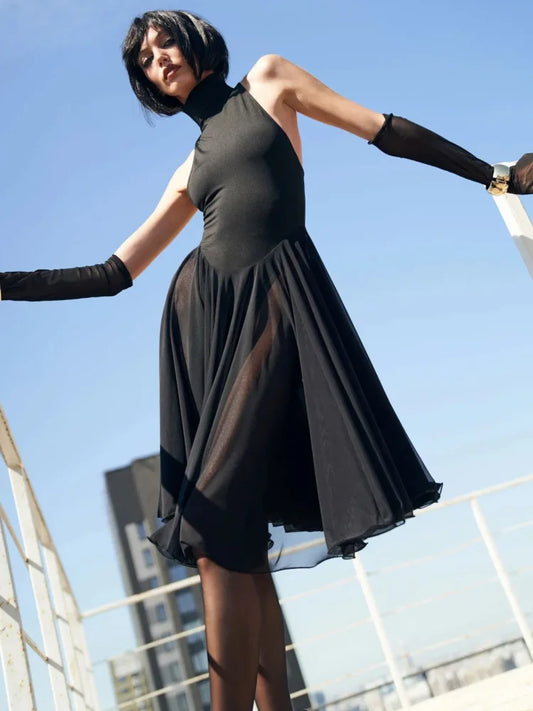 Elegant Sleeveless Bodycon Backless Women Dress Pleated Tight Party Club Evening Dress Female Autumn New  Vestidos