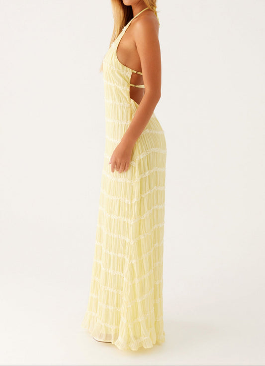 Ortensia Maxi Dress - Yellow
