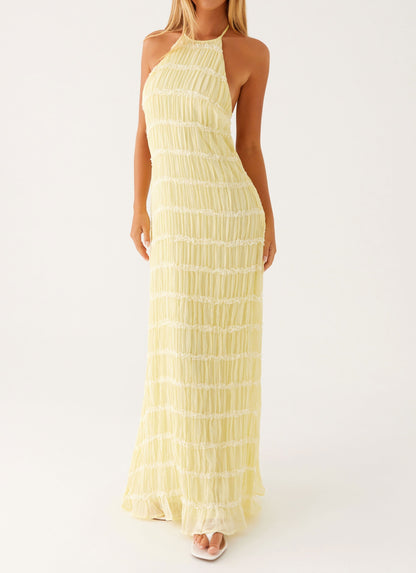 Ortensia Maxi Dress - Yellow