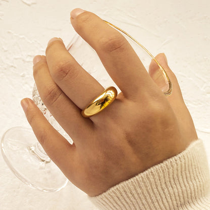 Aurora Gold Dome Ring