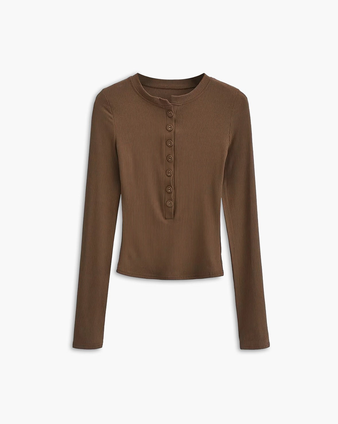 Button Down Long Sleeve Crop Shirt