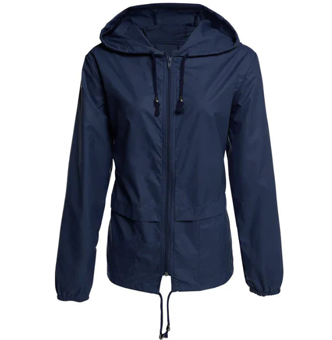 Chaqueta impermeable clásica informal para mujer | Ideal para actividades al aire libre