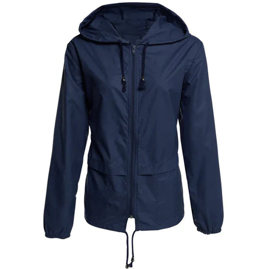 Chaqueta impermeable clásica informal para mujer | Ideal para actividades al aire libre