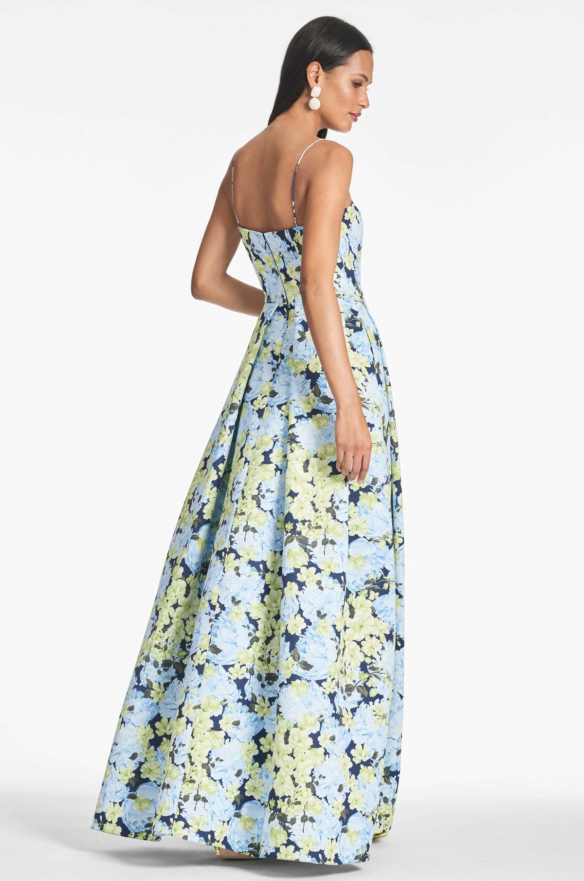 Leslie Print Gown
