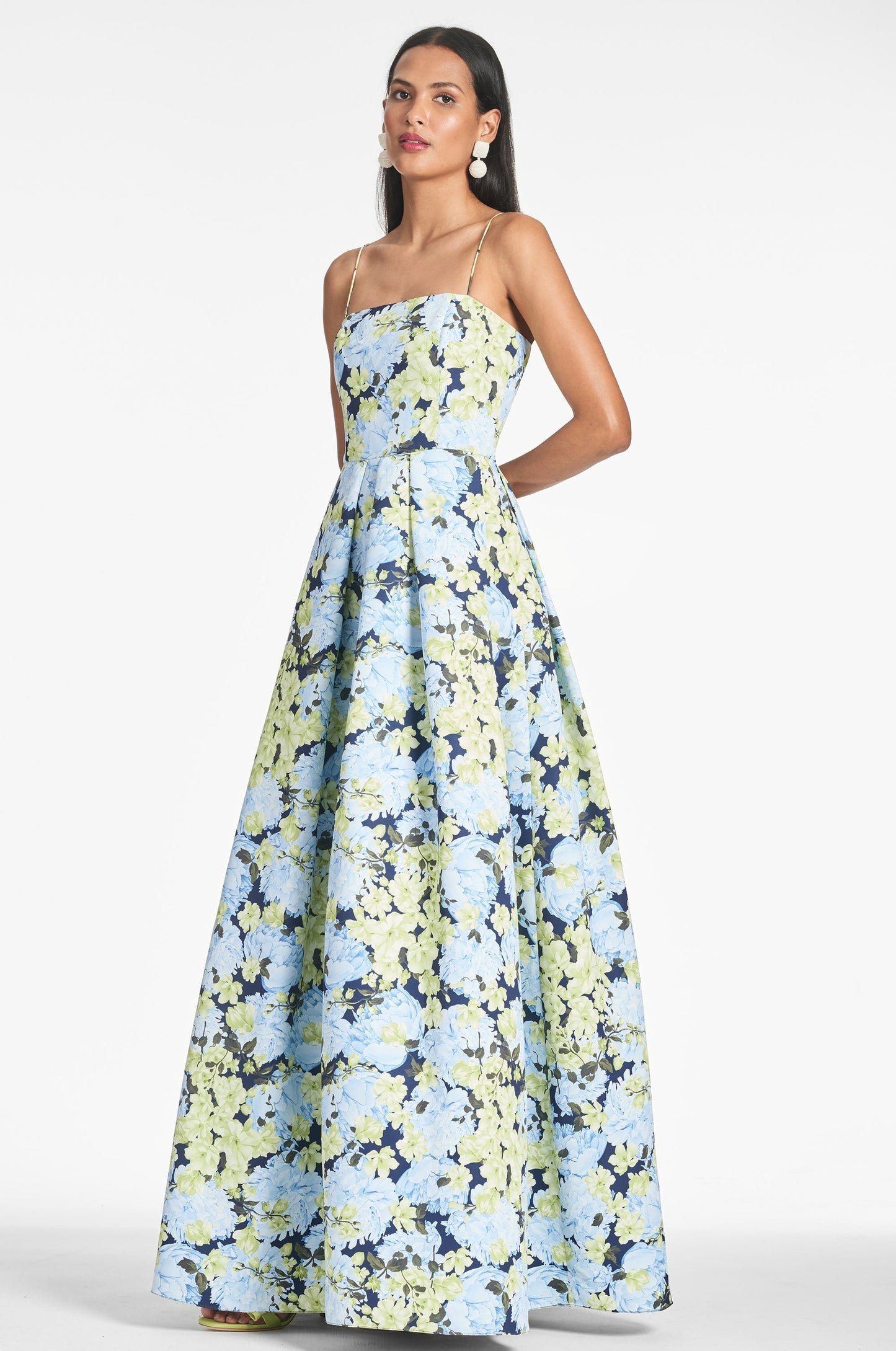 Leslie Print Gown
