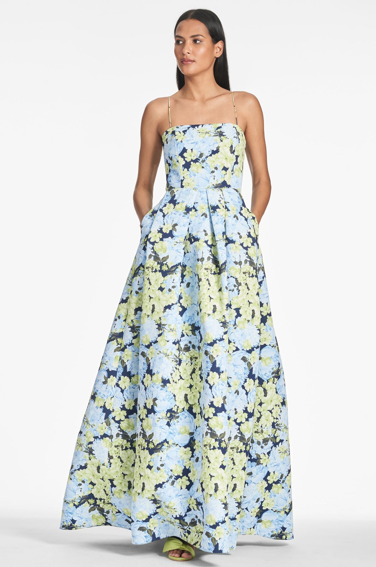 Leslie Print Gown