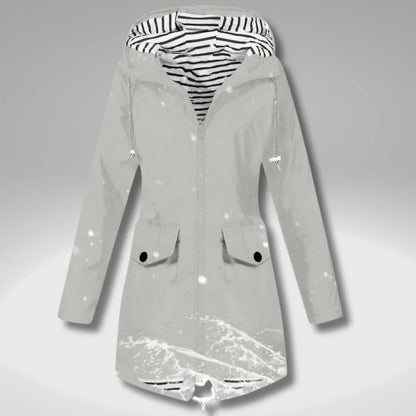 Chaqueta impermeable clásica y elegante para mujer | Ideal para el invierno