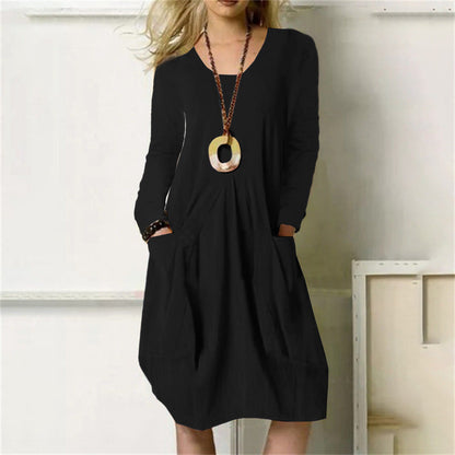 Casual Midi Summer Dress with Pockets | Great for Everyday Wear