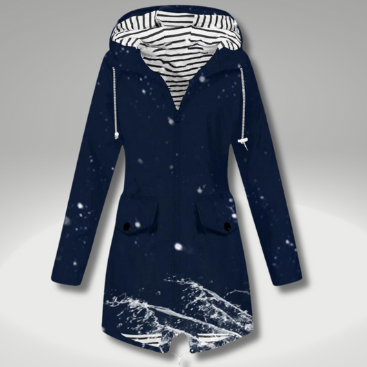Chaqueta impermeable clásica y elegante para mujer | Ideal para el invierno