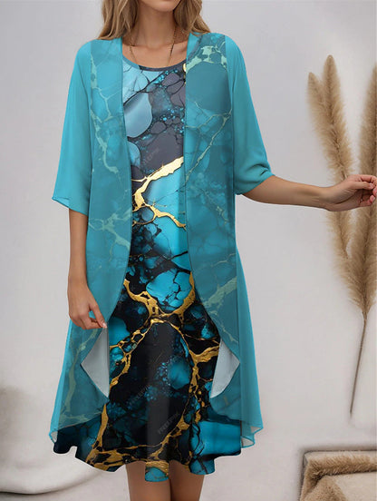 Chic 2-Piece Maxi Dress | Great for Everyday Wear