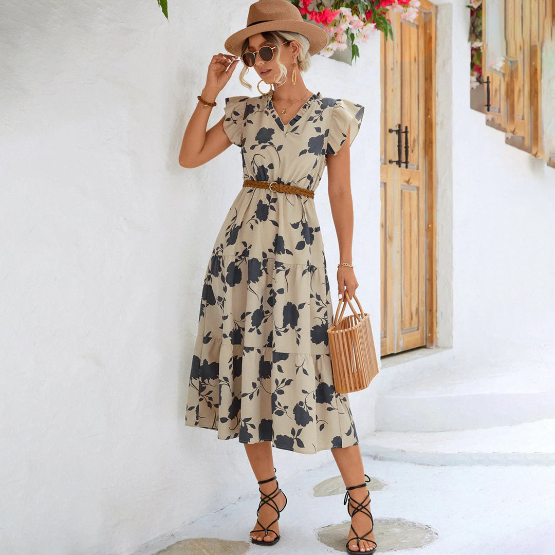 Bella - Midi Dress - Classic - Modern Style - Ideal for Summer