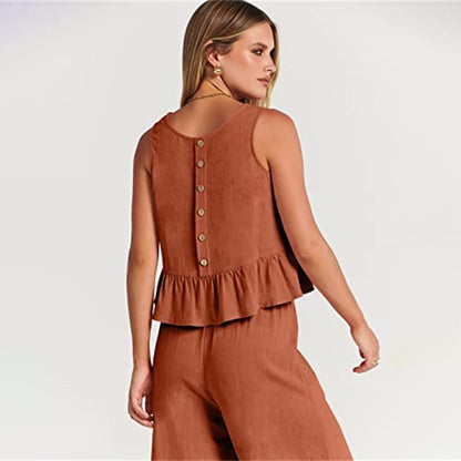 Gemma - Conjunto de mujer - Casual - Tejido - Ideal para días informales