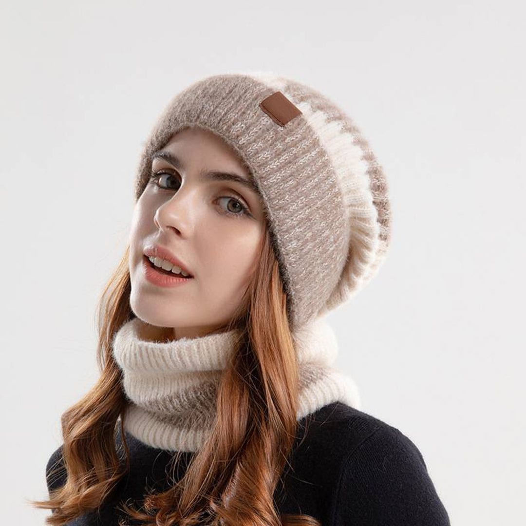 Mireille - Gorro y bufanda - Casual - Estilo moderno - Ideal para invierno