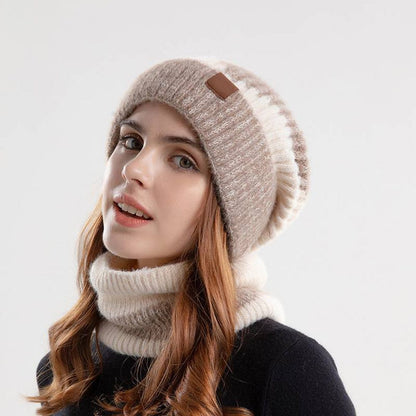 Mireille - Gorro y bufanda - Casual - Estilo moderno - Ideal para invierno