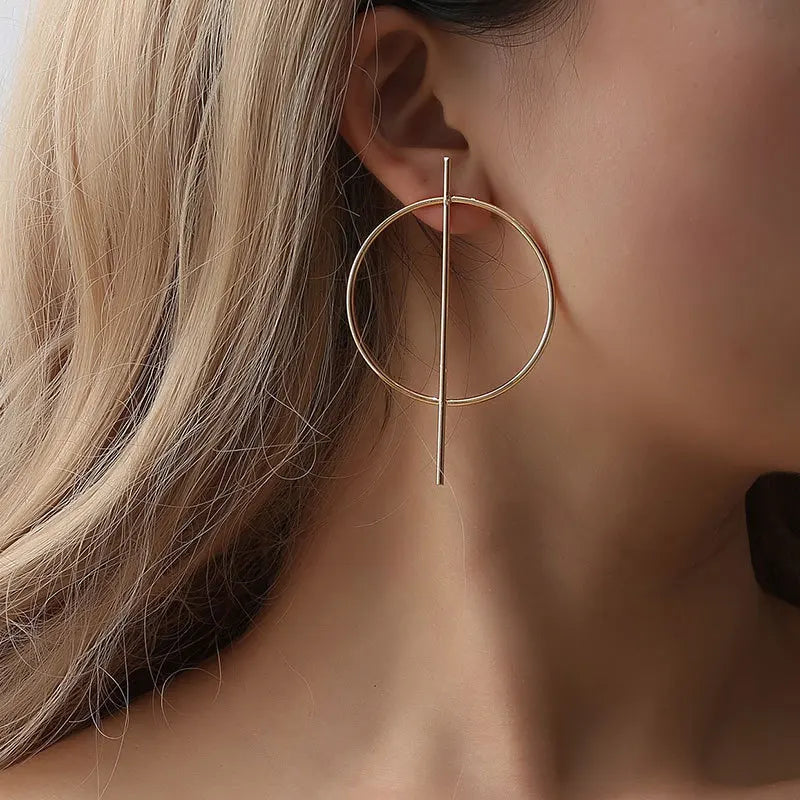 Round Drop Women Gold Simple Jewelry Female Fashion AccessOries Girls Brincos Earring