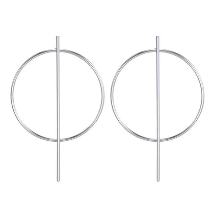 Round Drop Women Gold Simple Jewelry Female Fashion AccessOries Girls Brincos Earring