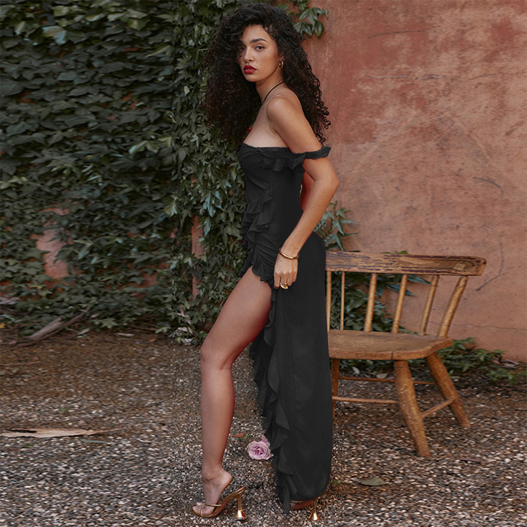 Eliana - Maxi Dress - Elegant - Material - Ideal for Summer