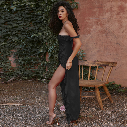 Eliana - Maxi Dress - Elegant - Material - Ideal for Summer