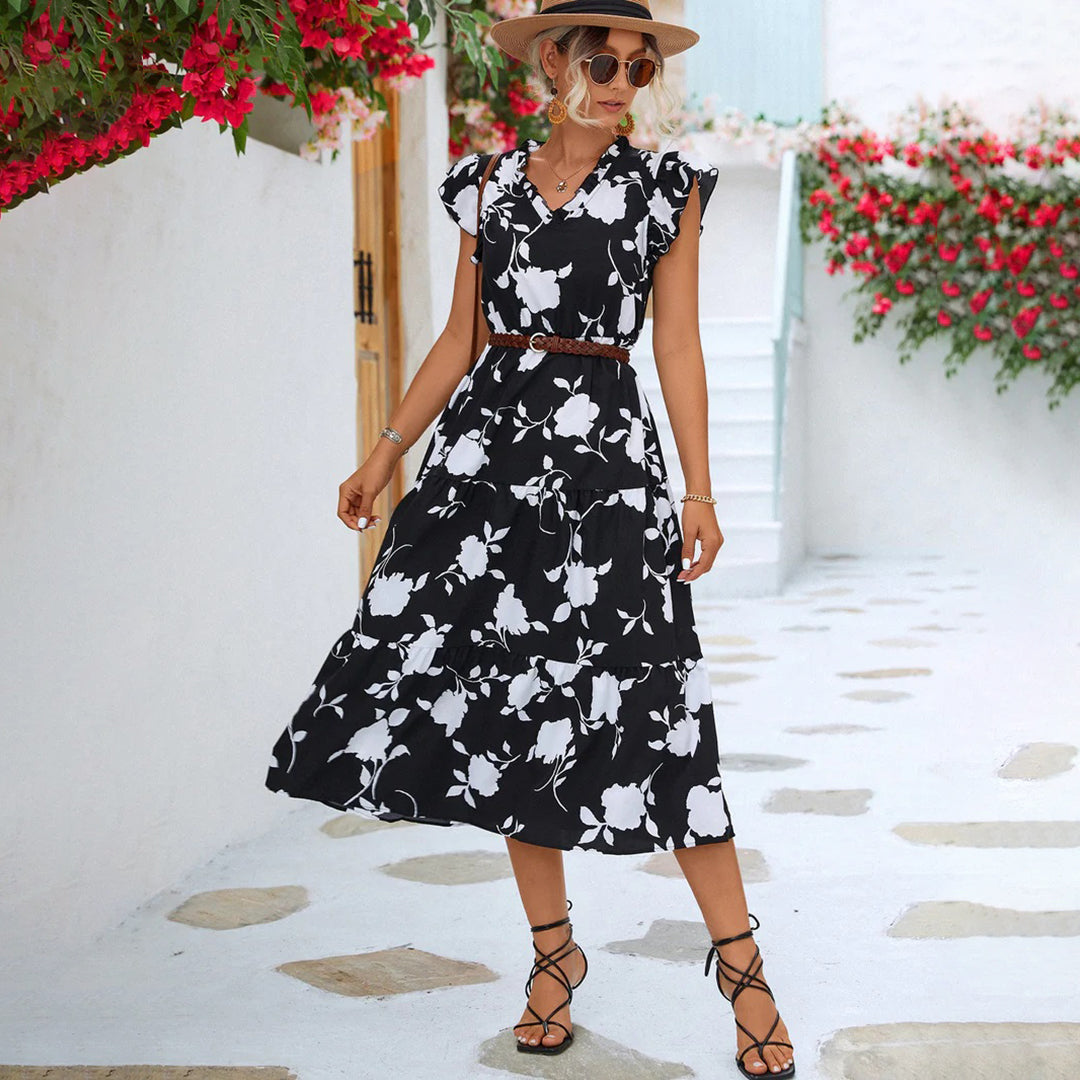 Bella - Midi Dress - Classic - Modern Style - Ideal for Summer