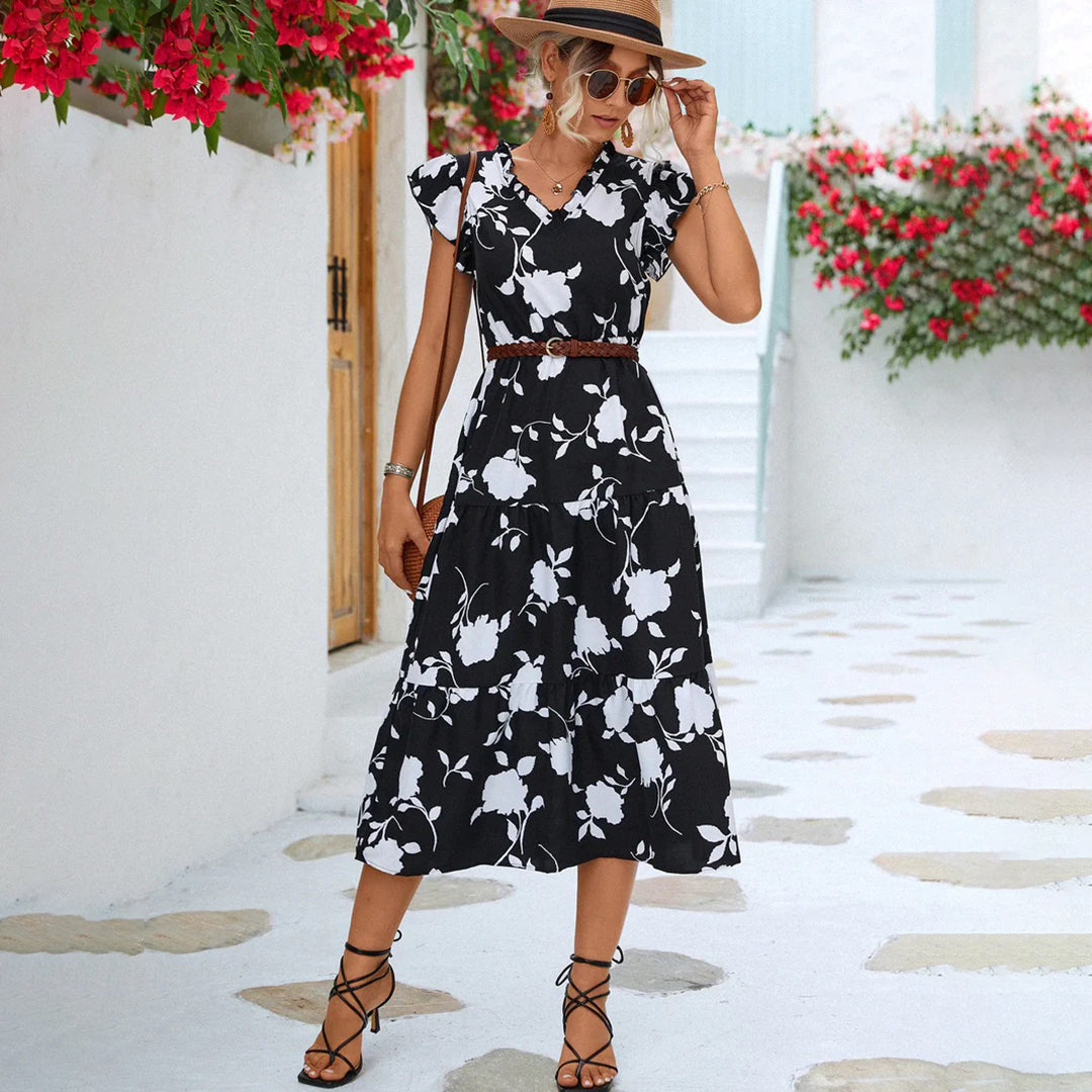 Bella - Midi Dress - Classic - Modern Style - Ideal for Summer