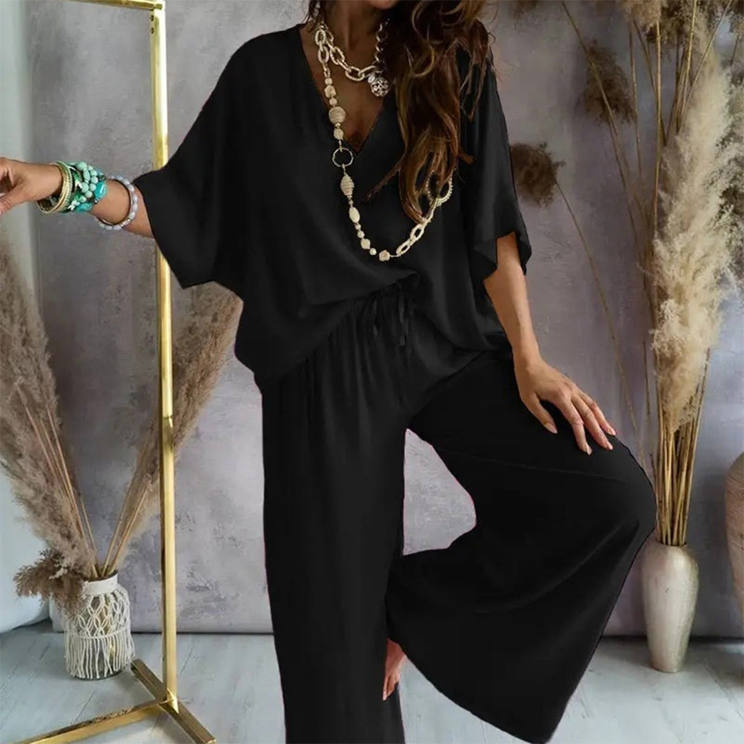 Geraldine - Conjunto - Chic - Fibra - Ideal para días informales