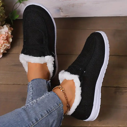 Women's Classic Slip-On Sneakers with Plush Lining | Great for Everyday Wear