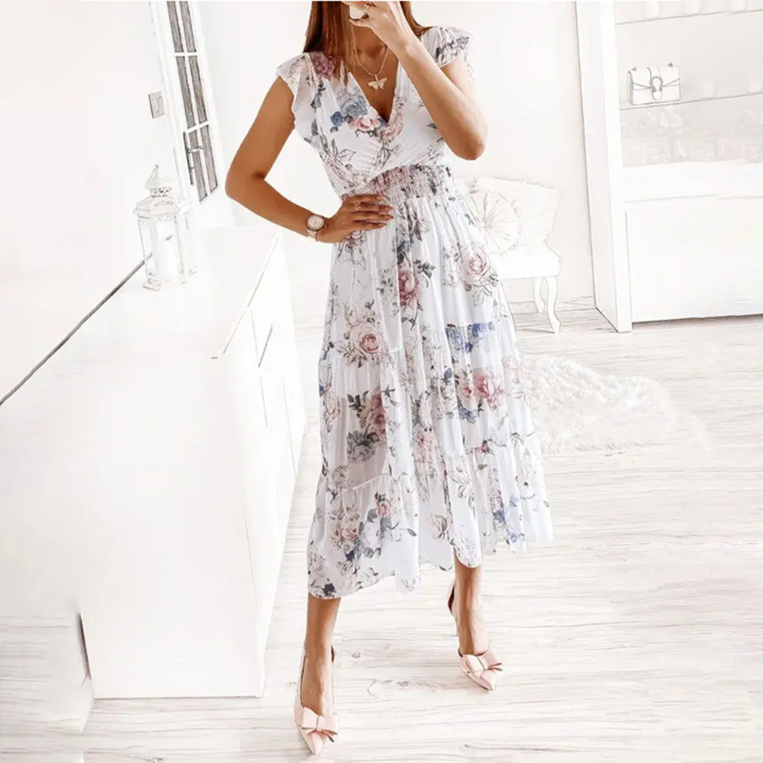 Elin - Midi Dress - Elegant - Modern Style - For Formal Occasions