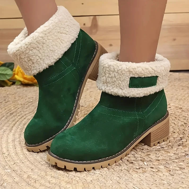 Non-slip Thickened Medium Heel Comfortable Outdoor Snow Boot