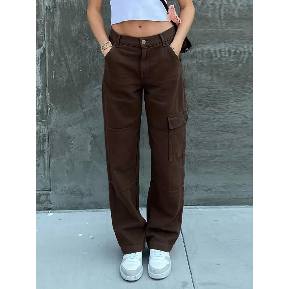 Ingrid - Women's Cargo Trousers - Casual - Modern Style - Great for Everyday Wear