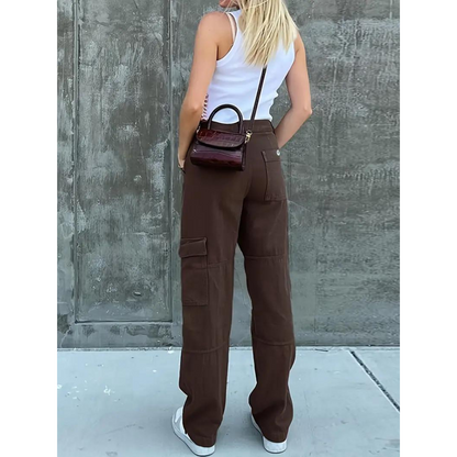 Ingrid - Women's Cargo Trousers - Casual - Modern Style - Great for Everyday Wear