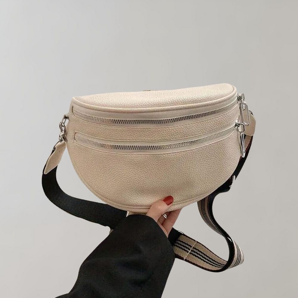 Fenella - Bolso de hombro de mujer de doble cuerpo con cremallera
