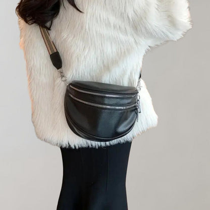 Fenella - Bolso de hombro de mujer de doble cuerpo con cremallera