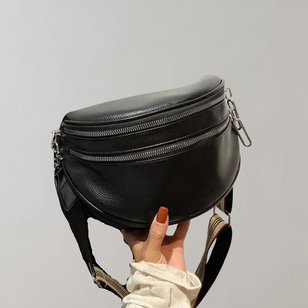 Fenella - Bolso de hombro de mujer de doble cuerpo con cremallera