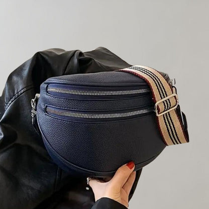 Fenella - Bolso de hombro de mujer de doble cuerpo con cremallera