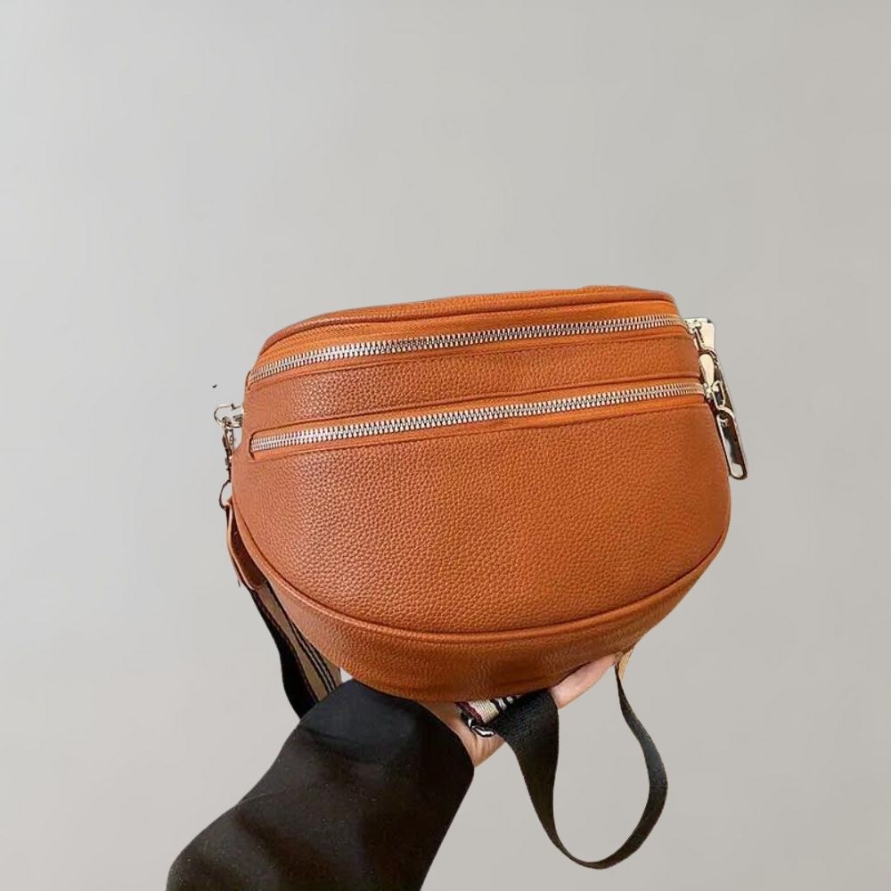 Fenella - Bolso de hombro de mujer de doble cuerpo con cremallera