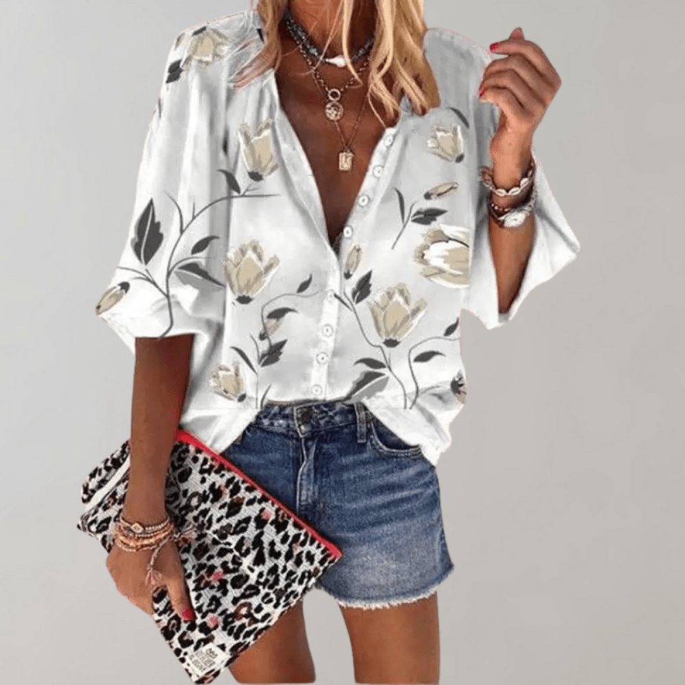 Vana - Blusa de Mujer - Elegante - Estilo Atemporal - Ideal para Primavera