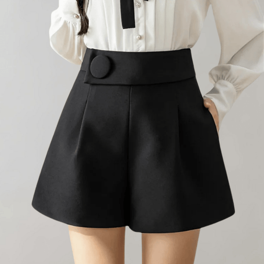 Lyla - Shorts de cintura alta - Chic - Estilo atemporal - Ropa para el día a día
