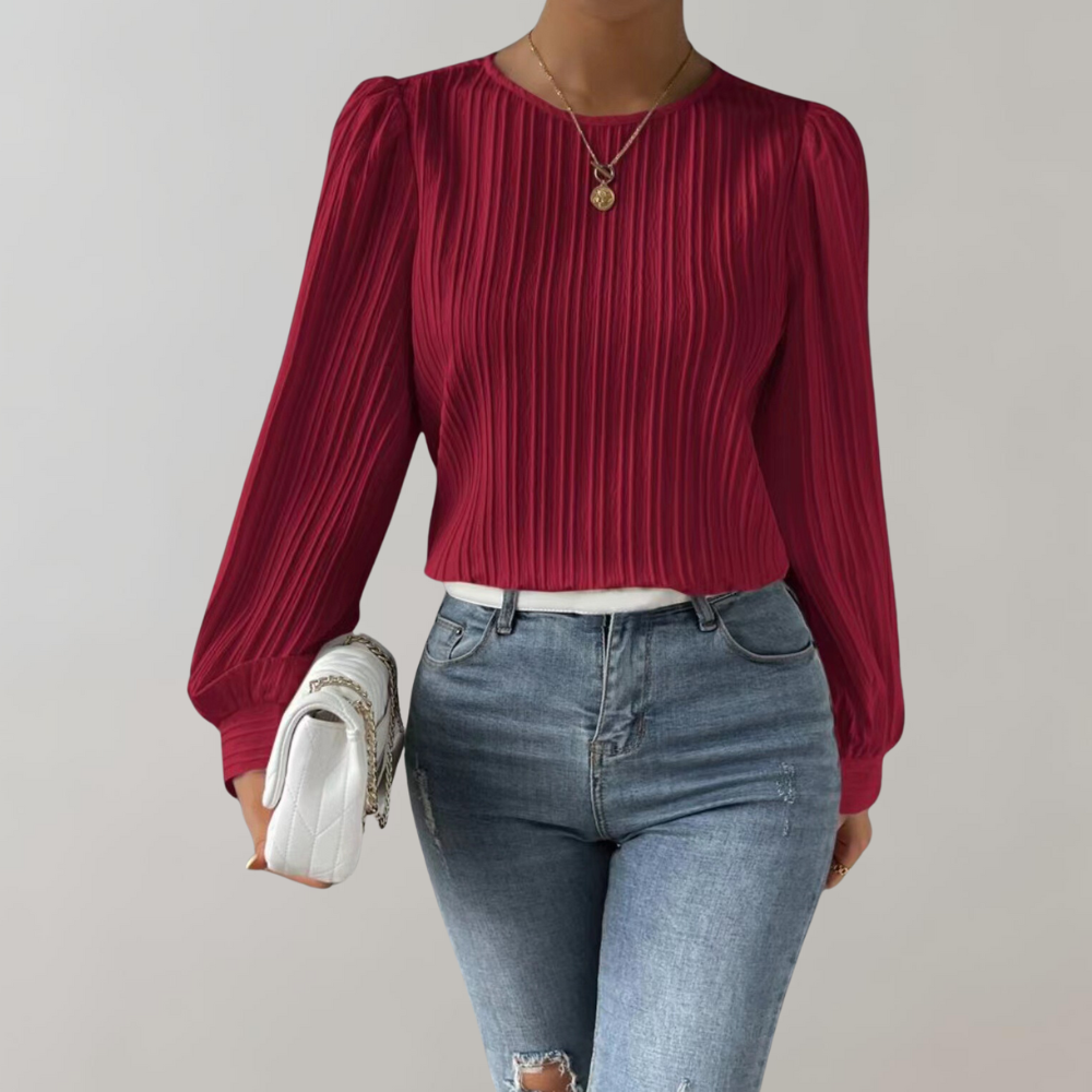 Anya - Blusa elegante - Chic - Estilo atemporal - Ocasiones formales