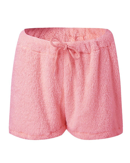 Solid Cropped Pajama Set