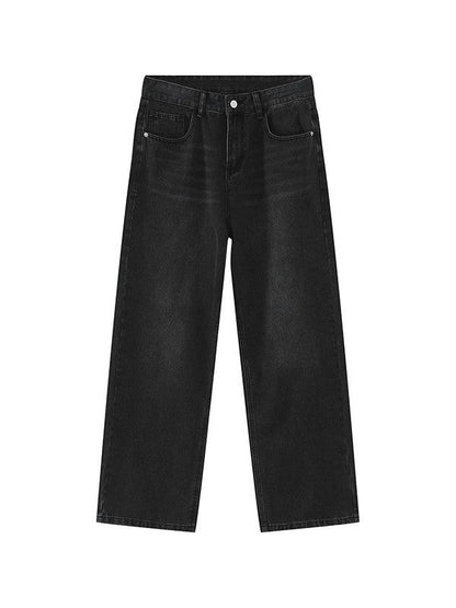 Men's Faded Vintage Denim Loose Jeans
